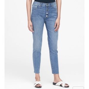 Banana Republic High-Rise Button Fly Jean